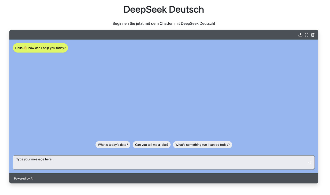 Benutzerhandbuch DeepSeek Deutsch